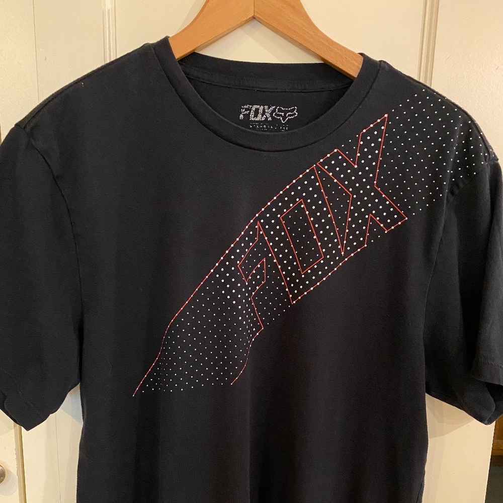 Men's Fox black t-shirt